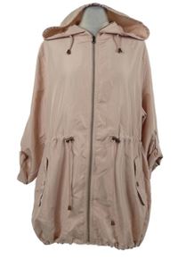Dámská světlerůžová šusťáková parka s kapucí Atmosphere