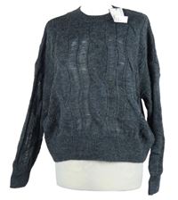 Nové - Dámský tmavošedý crop svetr Primark 