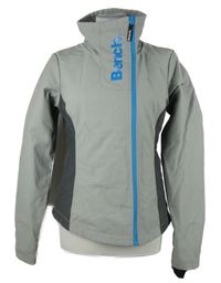 Dámská šedo-tmavošedá šusťáková jarní bunda Bench 