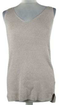 Dámská světlerůžová svetrová vesta Vila 