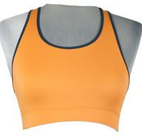 Dámský oranžový sportovní crop top Crane 