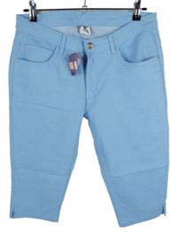 Nové - Dámské světlemodré capri rifle Elle Nor 