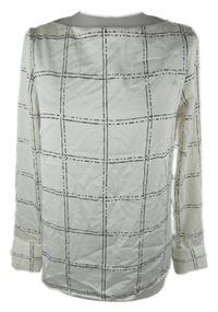 Dámská bílo-černá kostkovaná halenka H&M