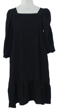 Dámské černé bavlněné šaty Boohoo 