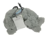 Nové- Šedé kožešinové bačkory se slonem TU