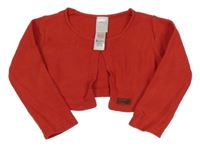 Červené pletené bolerko