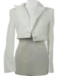 Nové - Dámské bílé sakové bolerko Shein