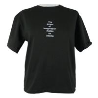 Dámské černé tričko s nápisem FullaModa