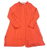 Korálový žebrovaný cardigan M&S