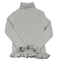 Šedý třpytivý svetrový rolák Primark