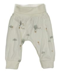 Bílé lehké tepláky s balóny H&M