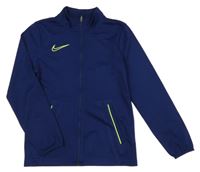 Námořnicky modrá sportovní propínací mikina Nike