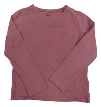Vínové triko H&M