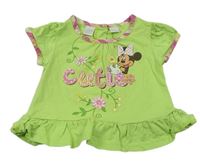 Limetková tunika s Minnie Disney 