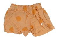 Broskvové kraťasy s pomeranči Primark