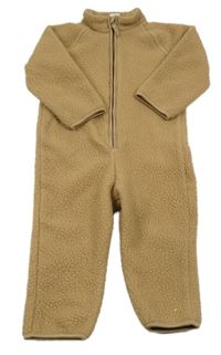 Béžová huňatá kombinéza H&M