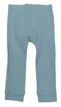 Světlemodré žebrované tepláky George 