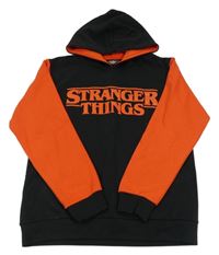 Černo-červená mikina Stranger Things