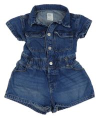Modrý riflový letní overal Denim 