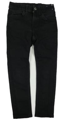 Černé skinny fit rifl H&M