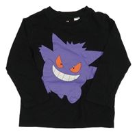 Černé triko s Pokémonem H&M