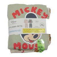 Nové - 2x - Khaki + béžové pyžamo s Mickeym Primark