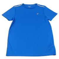 Cobaltově modré kostkované sportovní tričko PRIMARK