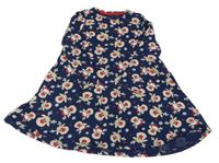 Tmavomodré šaty se soby F&F