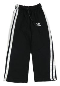 Černo-bílé tepláky Adidas
