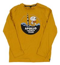 Hořčicové triko se Snoopym S. Oliver