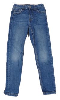 Modré skinny fit rifle ZARA