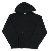 Černá mikina s kapsou a kapucí H&M