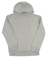 Světlešedá melírovaná mikina s kapucí Primark