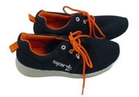 Tmavomodré textilní botasky vel. 34