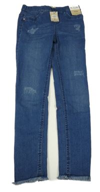 Nové - Modré džegíny s prošoupáním Denim Co.
