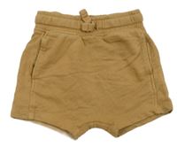 Hnědé teplákové baggy kraťasy George