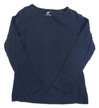 Tmavomodré triko H&M