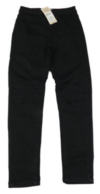 Nové - černé skinny rifle s dírami Lipsy London