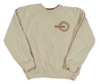 Smetanová mikina s výšivkou 