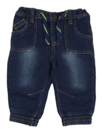 Tmavomodré cuff rifle Ergee