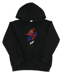 Černá mikina se Spidermanem a kapucí H&M