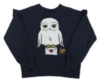 Tmavomodrá mikina s Hedvikou - Harry Potter
