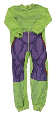 Zeleno-fialový fleecový overal - Avanges Marvel