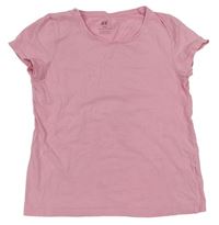 Růžové tričko H&M