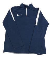 Tmavomodrá sportovní mikina s logem Nike