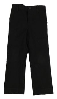 Černé společenké kalhoty