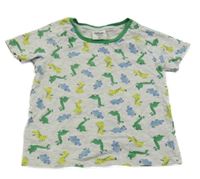 Světlešedé tričko s diny Lily & Dan