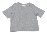 Světlešedé melírované tričko H&M