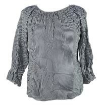 Dámská tmavomodro-bílá proužkovaná halenka Orsay 