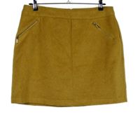 Dámská hořčicová vlněná sukně George 